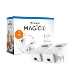 Devolo Magic 2 LAN 2400 Mbit s Eingebauter Ethernet-Anschluss Weiß 2 Stück(e)