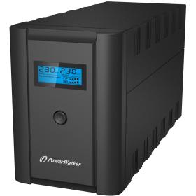 PowerWalker VI 2200 LCD FR sistema de alimentación ininterrumpida (UPS) Doble conversión (en línea) 2,2 kVA 1200 W 4 salidas AC