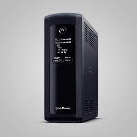 CyberPower Tracer III VP1200ELCD-FR uninterruptible power supply (UPS) Line-Interactive 1.2 kVA 720 W 5 AC outlet(s)