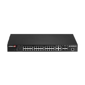 Edimax GS-5424PLC V2 network switch Managed Gigabit Ethernet (10 100 1000) Power over Ethernet (PoE) 1U Black