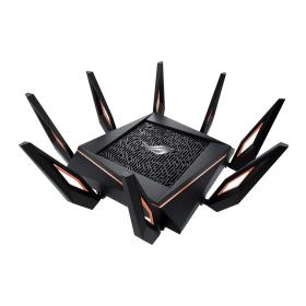ASUS Rapture GT-AX11000 router inalámbrico Gigabit Ethernet Tribanda (2,4 GHz 5 GHz 5 GHz) Negro