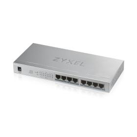 Zyxel GS1008HP No administrado Gigabit Ethernet (10 100 1000) Energía sobre Ethernet (PoE) Gris