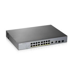 Zyxel GS1350-18HP-EU0101F commutateur réseau Géré L2 Gigabit Ethernet (10 100 1000) Connexion Ethernet, supportant