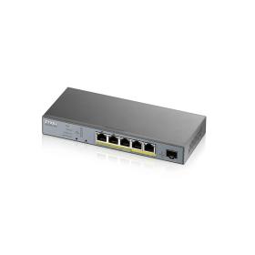 Zyxel GS1350-6HP-EU0101F Netzwerk-Switch Managed L2 Gigabit Ethernet (10 100 1000) Power over Ethernet (PoE) Grau