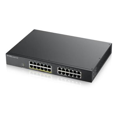 Zyxel GS1900-24EP Géré L2 Gigabit Ethernet (10 100 1000) Connexion Ethernet, supportant l'alimentation via ce port (PoE) Noir