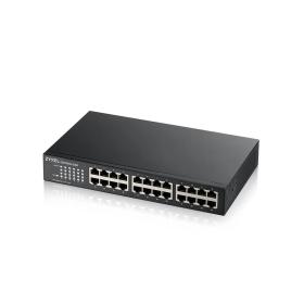 Zyxel GS1100-24E Non gestito Gigabit Ethernet (10 100 1000) Nero