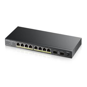 Zyxel GS1100-10HP v2 Unmanaged Gigabit Ethernet (10 100 1000) Power over Ethernet (PoE) Schwarz