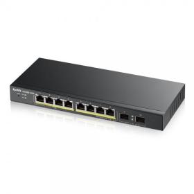 Zyxel GS1900-8HP v3 PoE Géré L2 Gigabit Ethernet (10 100 1000) Connexion Ethernet, supportant l'alimentation via ce port (PoE)
