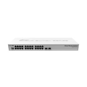 Mikrotik CRS326-24G-2S+RM Netzwerk-Switch Managed L2 Gigabit Ethernet (10 100 1000) Grau