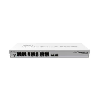 Mikrotik CRS326-24G-2S+RM commutateur réseau Géré L2 Gigabit Ethernet (10 100 1000) Gris