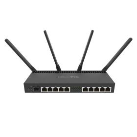 Mikrotik RB4011iGS+5HacQ2HnD-IN routeur sans fil Gigabit Ethernet Bi-bande (2,4 GHz   5 GHz) Noir