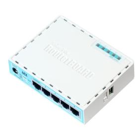 Mikrotik RB750GR3 Kabelrouter Gigabit Ethernet Türkis, Weiß