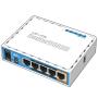 Mikrotik HAP ac lite 733 Mbit s Blanc Connexion Ethernet, supportant l'alimentation via ce port (PoE)