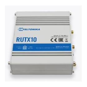 Teltonika RUTX10 router inalámbrico Gigabit Ethernet Doble banda (2,4 GHz   5 GHz) Blanco