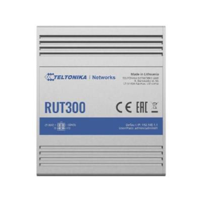 Teltonika RUT300 router Ethernet rápido Azul, Metálico