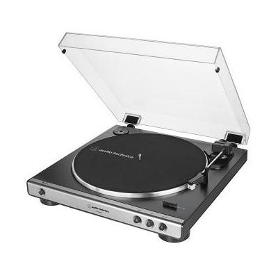 Audio-Technica AT-LP60XUSB Audio-Plattenspieler mit Riemenantrieb Grau, Metallisch Vollautomatisch