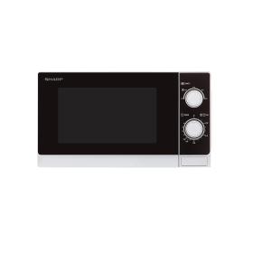 Sharp Home Appliances R-200WW Arbeitsplatte Solo-Mikrowelle 20 l 800 W Schwarz, Weiß