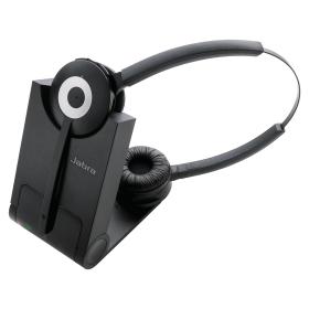 Jabra PRO 930 Duo MS Headset Wireless Head-band Office Call center Black