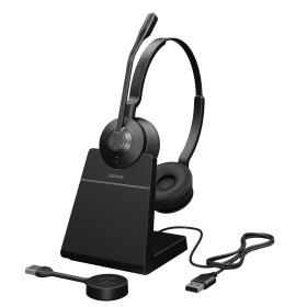 Jabra Engage 55 Casque Sans fil Arceau Bureau Centre d'appels Bluetooth Socle de chargement Noir
