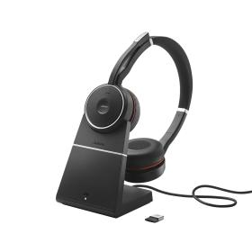 Jabra Evolve 75 Casque Avec fil &sans fil Arceau Appels Musique Bluetooth Socle de chargement Noir