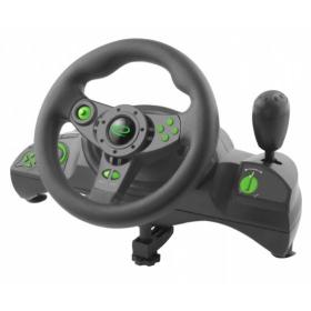 Esperanza EGW102 mando y volante Negro, Verde USB Digital PC, Playstation 3