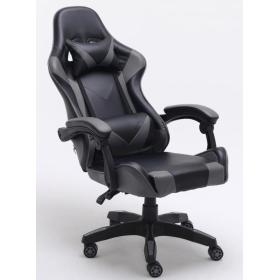 Topeshop FOTEL REMUS SZARY office computer chair Padded seat Padded backrest
