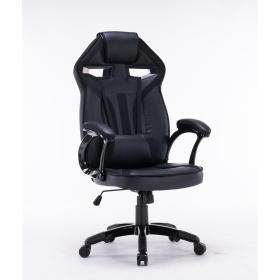 Topeshop FOTEL DRIFT CZERŃ silla de oficina y de ordenador Asiento acolchado Respaldo acolchado