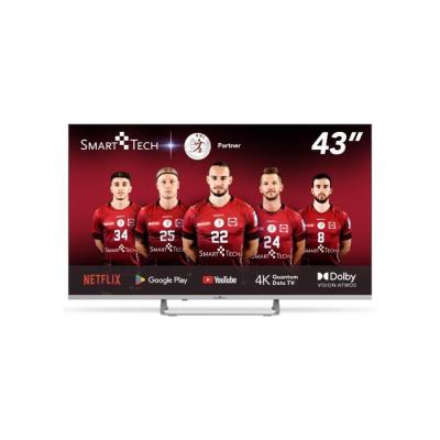 Smart-Tech 43QA20V3 TV 109,2 cm (43") 4K Ultra HD Smart TV Wi-Fi Argento