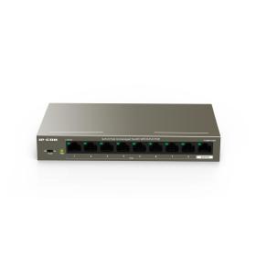IP-COM Networks F1109P-8-102W network switch Unmanaged Fast Ethernet (10 100) Power over Ethernet (PoE) Grey