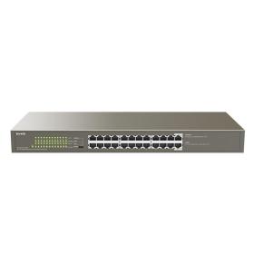 Tenda TEG1124P-24-250W switch di rete Non gestito Gigabit Ethernet (10 100 1000) Supporto Power over Ethernet (PoE)