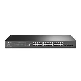 TP-Link TL-SG3428 switch Gestionado L2 L3 Gigabit Ethernet (10 100 1000) 1U Negro