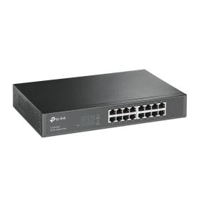 TP-Link TL-SG1016D Non gestito Gigabit Ethernet (10 100 1000) Nero