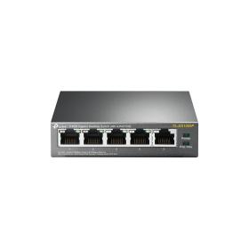 TP-Link TL-SG1005P Non-géré Gigabit Ethernet (10 100 1000) Connexion Ethernet, supportant l'alimentation via ce port (PoE) Noir