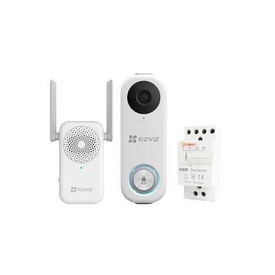 EZVIZ DB1C Smart Video Doorbell with Chime & Transformer Kit