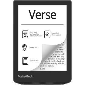 PocketBook Verse e-book reader 8 GB Wi-Fi Black, Silver