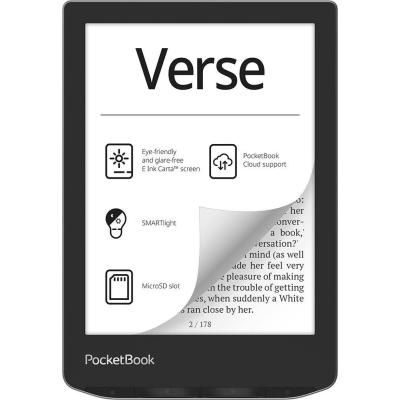 PocketBook Verse eBook-Reader 8 GB WLAN Schwarz, Silber