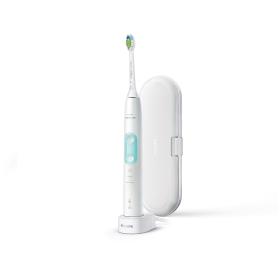 Philips 5100 series HX6857 28 electric toothbrush Adult Sonic toothbrush Mint colour, White
