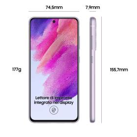 Samsung Galaxy S21 FE 5G SM-G990BLVFEUE smartphone 16,3 cm (6.4") Doppia SIM Android 11 USB tipo-C 6 GB 128 GB 4500 mAh Lavanda