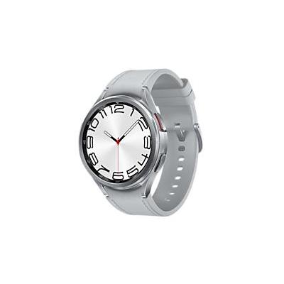 Samsung Galaxy Watch6 Classic SM-R965F 3,81 cm (1.5") OLED 47 mm Digital 480 x 480 Pixel Touchscreen 4G Silber WLAN GPS