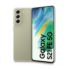 Samsung Galaxy S21 FE 5G SM-G990B 16,3 cm (6.4") Double SIM Android 11 USB Type-C 6 Go 128 Go 4500 mAh Olive