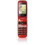 Emporia ONE 6,1 cm (2.4") 80 g Negro, Rojo Teléfono para personas mayores