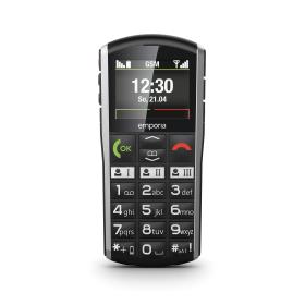 Emporia SiMPLiCiTY 5,08 cm (2") 90 g Negro, Plata Teléfono para personas mayores