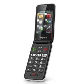 Emporia SIMPLICITYglam.4G 7,11 cm (2.8") 106 g Negro, Blanco Teléfono para personas mayores