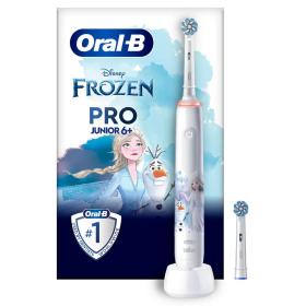 Oral-B PRO 14876673 spazzolino elettrico Bambino Spazzolino rotante Multicolore, Bianco