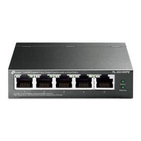 TP-Link TL-SG105PE switch di rete Gestito L2 Gigabit Ethernet (10 100 1000) Supporto Power over Ethernet (PoE) Nero