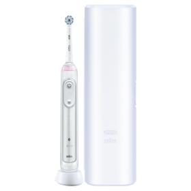 Oral-B SmartSeries 80353920 Elektrische Zahnbürste Erwachsener Rotierende Zahnbürste Silber, Weiß