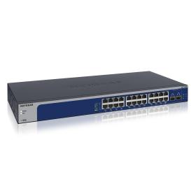 NETGEAR XS724EM Gestito L2 10G Ethernet (100 1000 10000) 1U Blu, Grigio