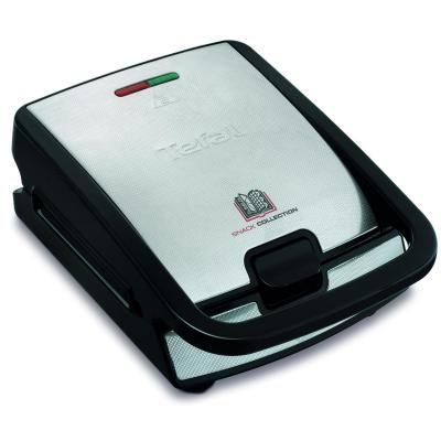 Tefal Snack Collection SW 852 D sandwich maker 700 W Black, Stainless steel