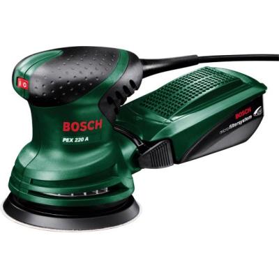 ▷ Bosch PEX 220 A Lijadora orbital 24000 OPM Negro, Verde