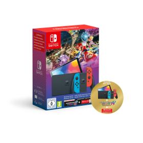 Nintendo Console Switch - Modello OLED, bundle Mario Kart 8 (include il codice download di Mario Kart 8 Deluxe + 3 mesi di